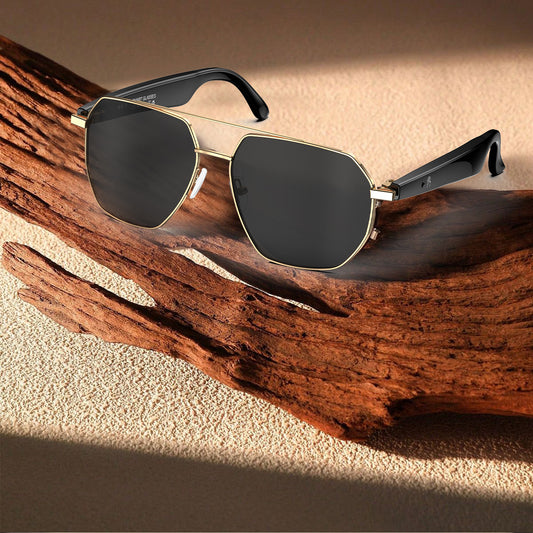 Smart Glasses with Live Voice Translation & Bluetooth Audio